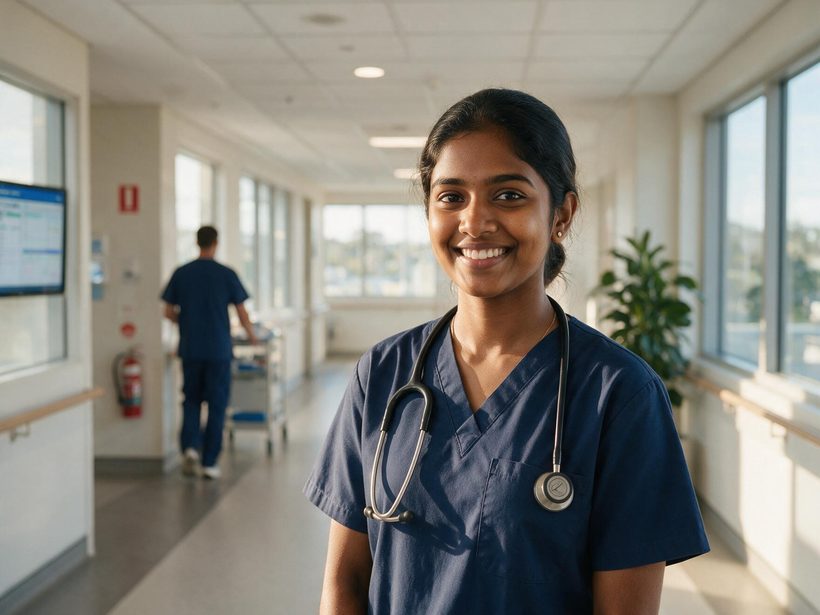 South Indian nurse in an Australian hospital