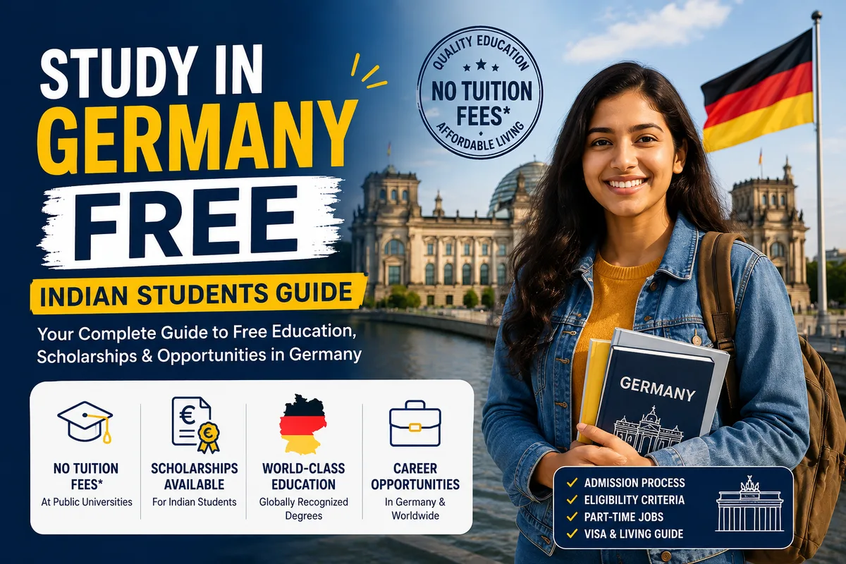Study in Germany Free: Indian Students Guide cover