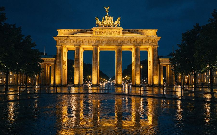 Germany at night