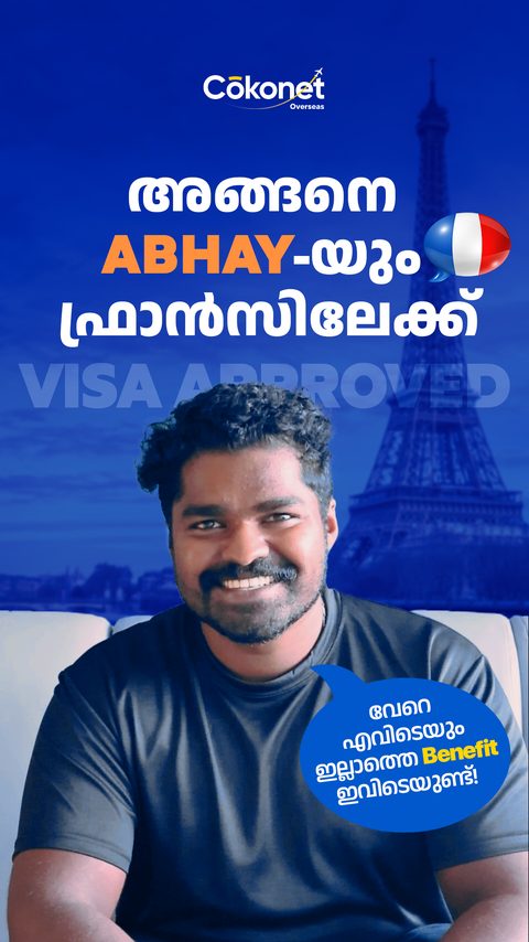 Abhay — Cokonet student, visa approved for France